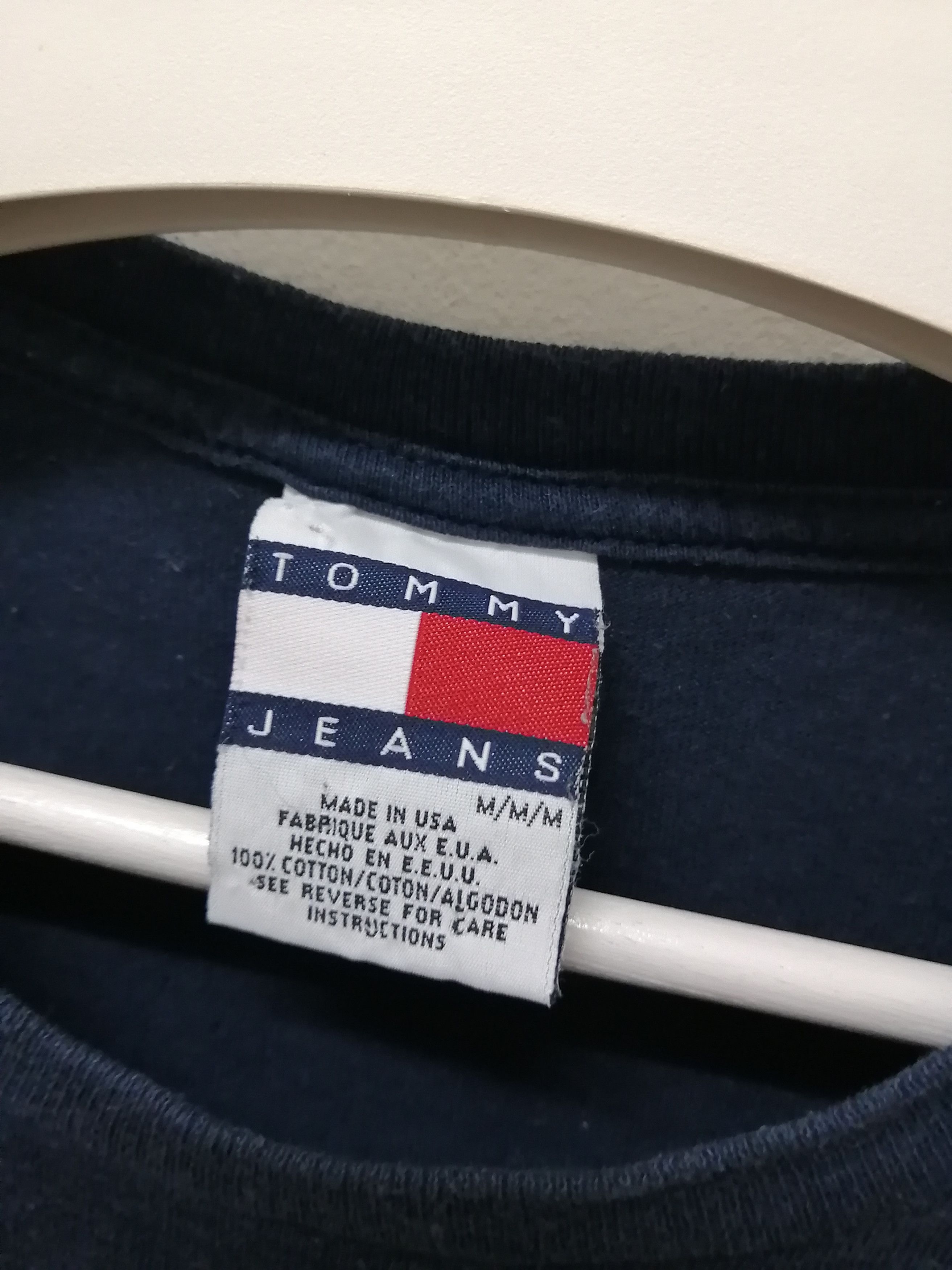 Tommy Jeans Vintage Tommy Jeans Oversized Big Logo Spellout Tshirt Size US M / EU 48-50 / 2 - 2 Thumbnail