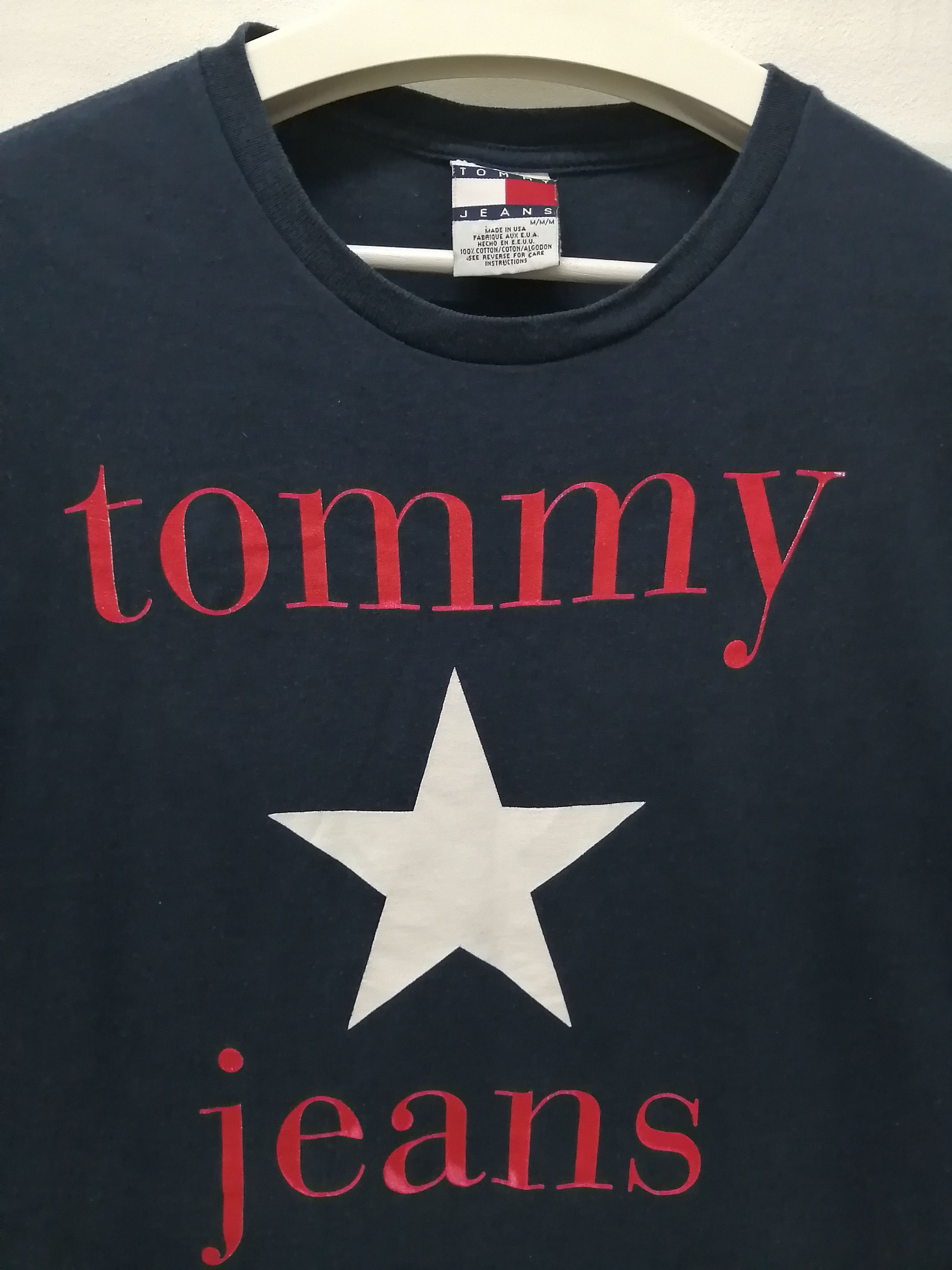 Tommy Jeans Vintage Tommy Jeans Oversized Big Logo Spellout Tshirt Size US M / EU 48-50 / 2 - 3 Thumbnail