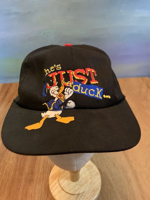 Vintage 1990s Vintage Donald Duck Hat Disney Snapback Cap | Grailed