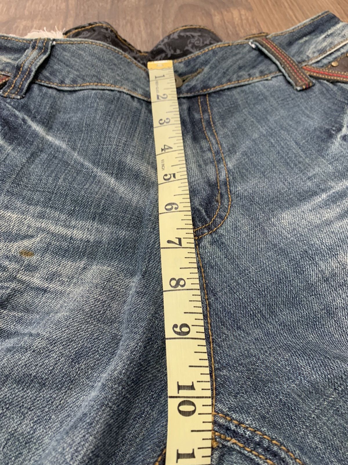 Japanese Brand Kearney House Workwear Carpenter Design Denim Leather Trim Size US 32 / EU 48 - 19 Thumbnail