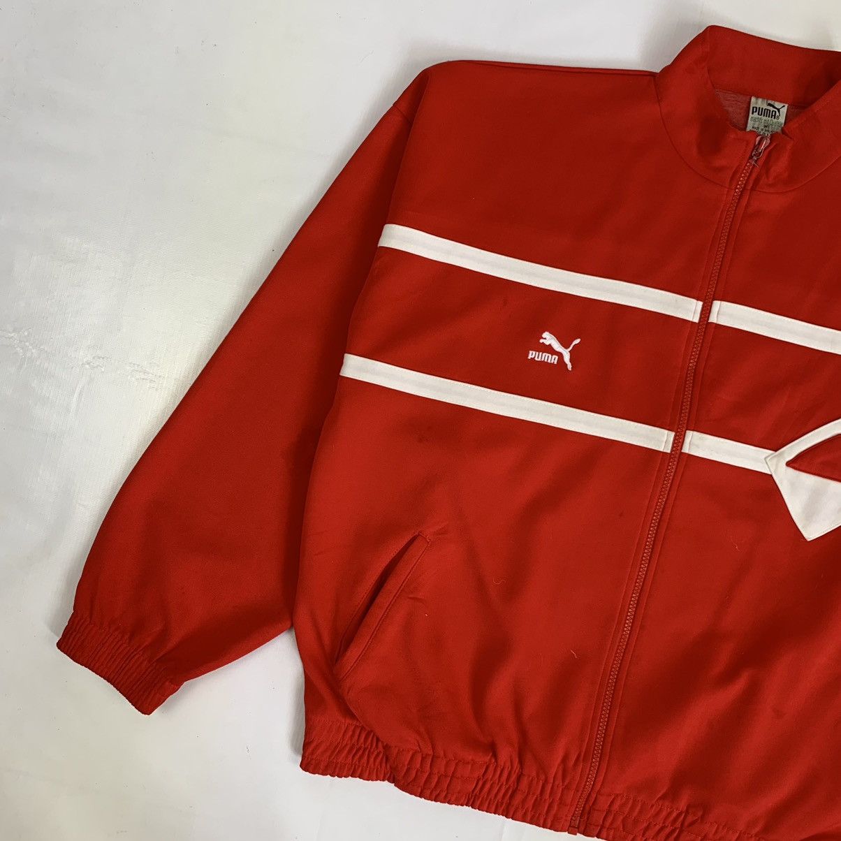 Puma Vintage Puma Zipper Trainer Jacket Size US M / EU 48-50 / 2 - 2 Thumbnail
