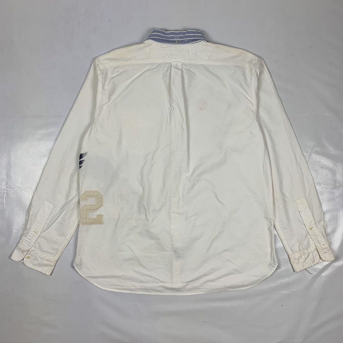 Polo Ralph Lauren × Ralph Lauren × Vintage Vintage Ralph Lauren P Wing Button Up Shirt Size US XL / EU 56 / 4 - 10 Thumbnail