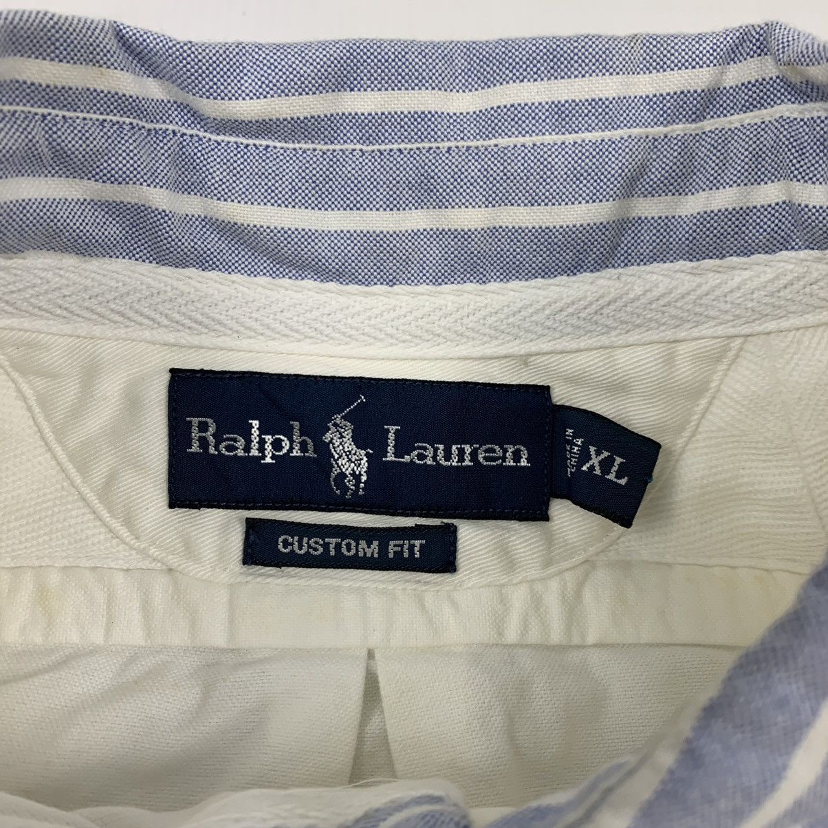 Polo Ralph Lauren × Ralph Lauren × Vintage Vintage Ralph Lauren P Wing Button Up Shirt Size US XL / EU 56 / 4 - 8 Thumbnail