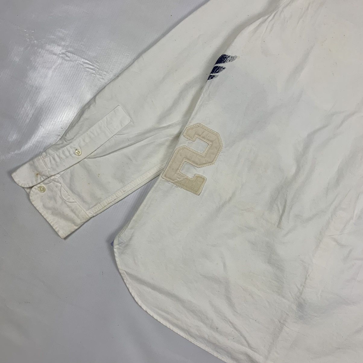 Polo Ralph Lauren × Ralph Lauren × Vintage Vintage Ralph Lauren P Wing Button Up Shirt Size US XL / EU 56 / 4 - 11 Thumbnail