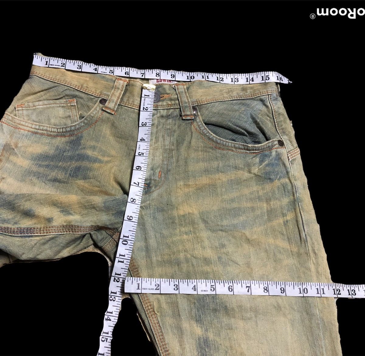 Edwin FLARE⚡️EXCLUSIVE VINTAGE EDWIN XV RUSTY BLEACHED DENIM Size US 31 - 11 Thumbnail