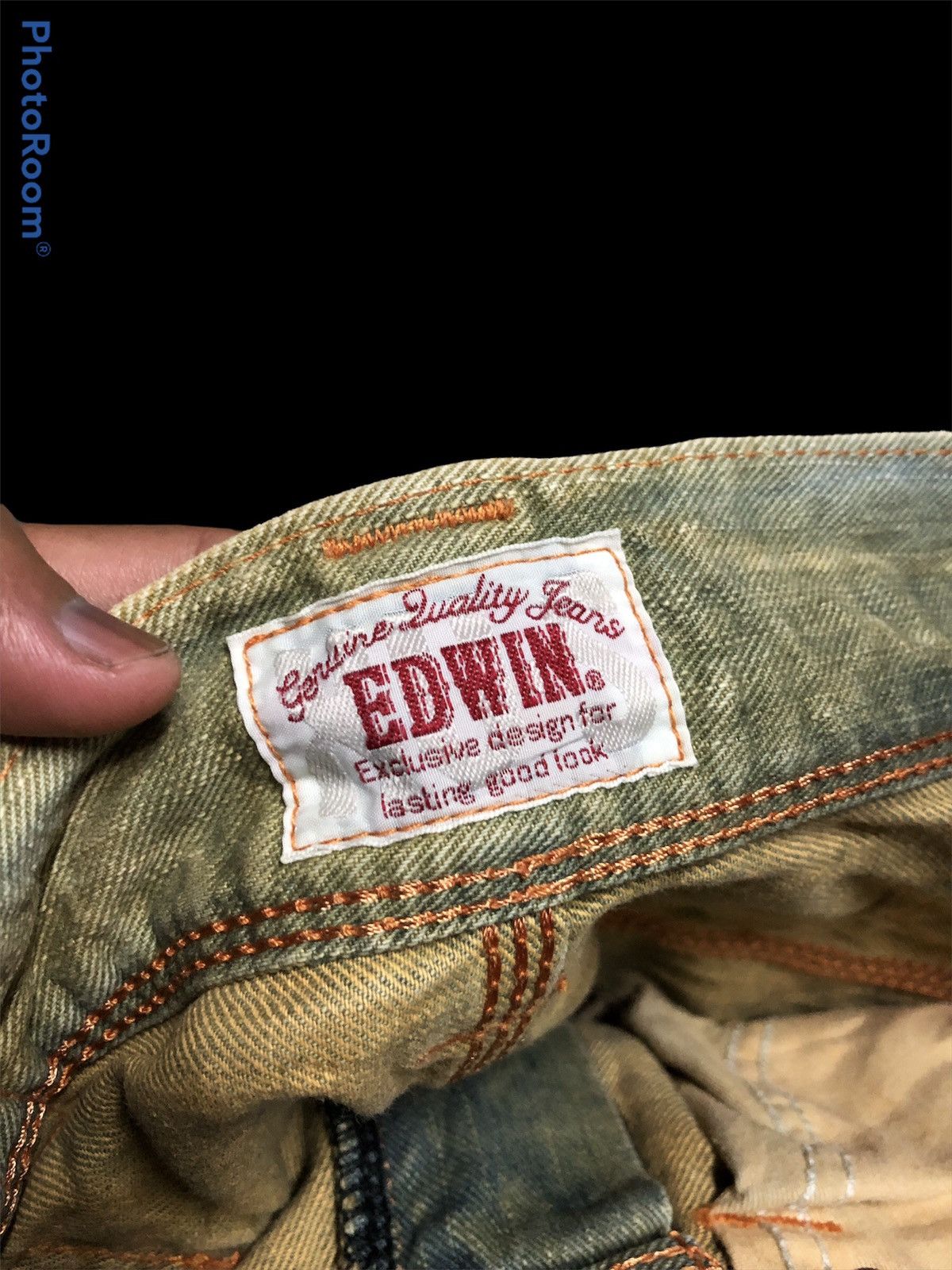 Edwin FLARE⚡️EXCLUSIVE VINTAGE EDWIN XV RUSTY BLEACHED DENIM Size US 31 - 9 Thumbnail