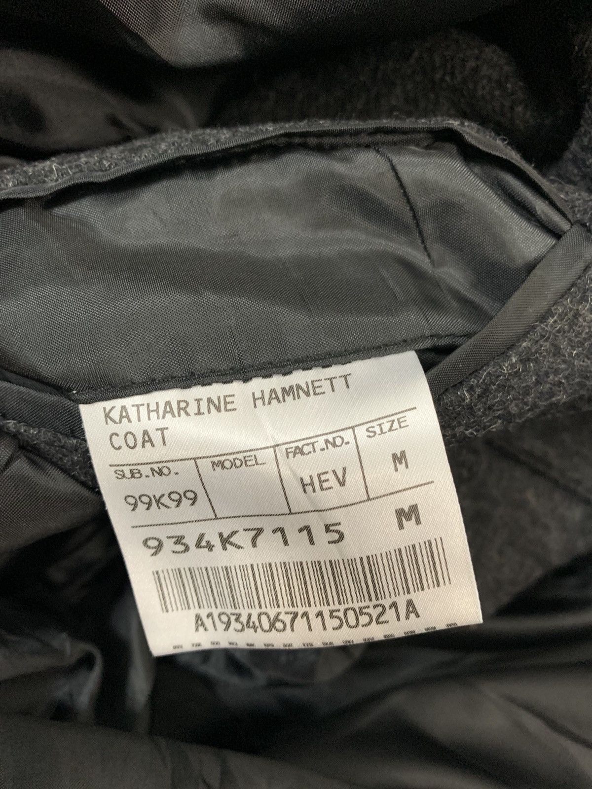 Katharine Hamnett London Kathrine Hamnett London Wool Coat Jacket Size US M / EU 48-50 / 2 - 6 Thumbnail