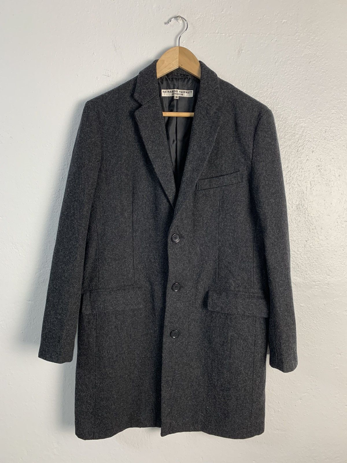 Katharine Hamnett London Kathrine Hamnett London Wool Coat Jacket