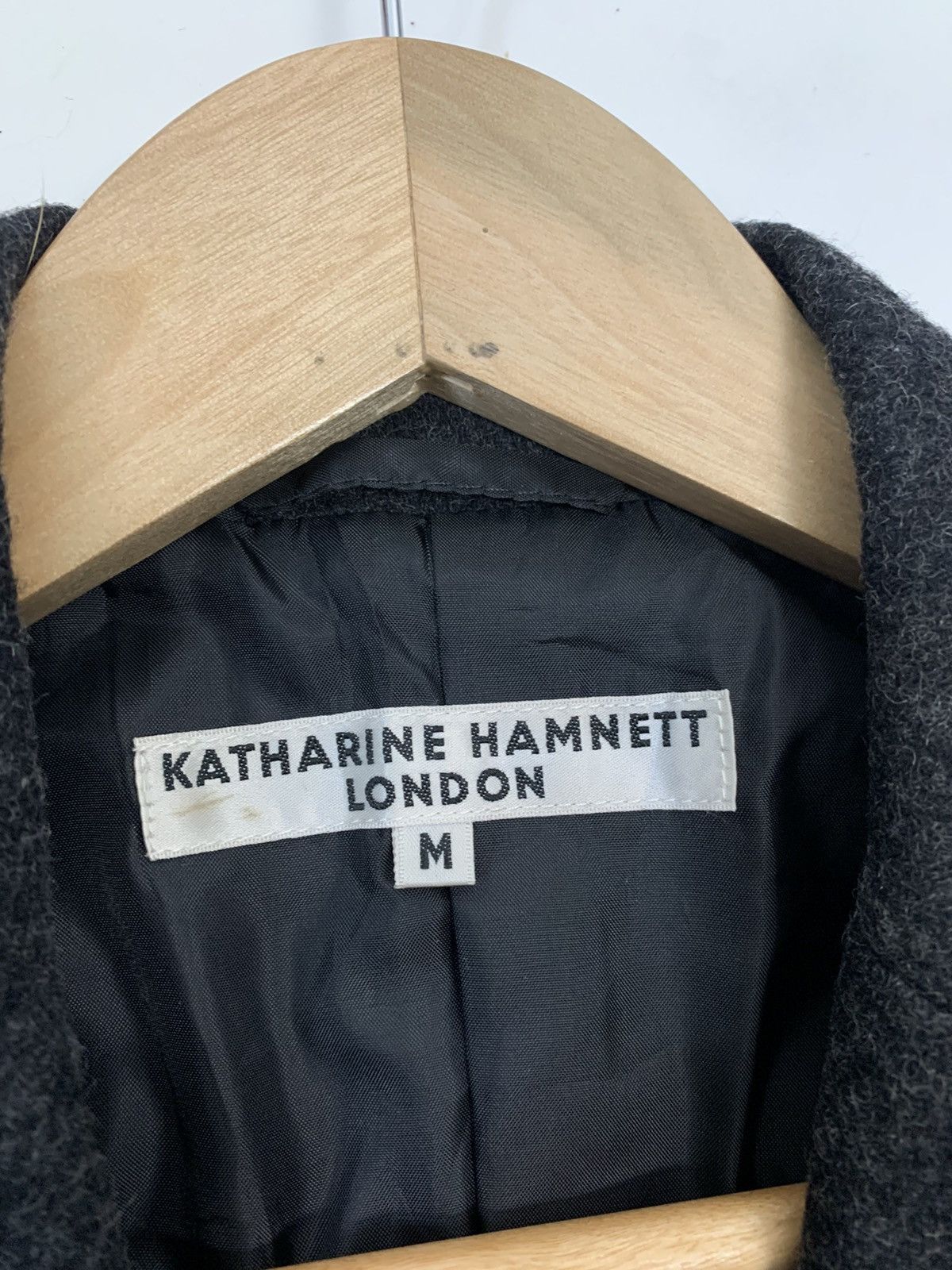 Katharine Hamnett London Kathrine Hamnett London Wool Coat Jacket Size US M / EU 48-50 / 2 - 5 Thumbnail