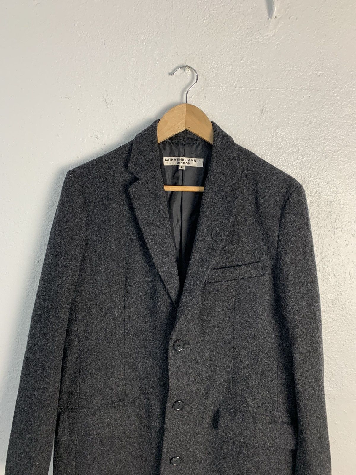 Katharine Hamnett London Kathrine Hamnett London Wool Coat Jacket Size US M / EU 48-50 / 2 - 4 Thumbnail