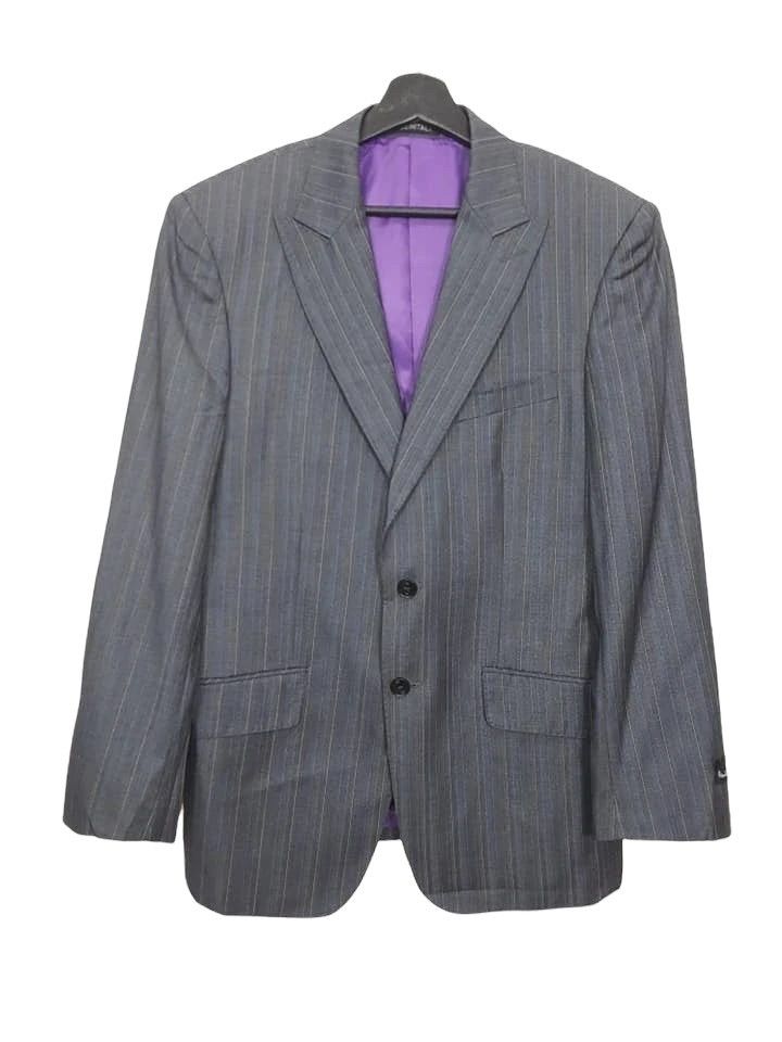 MADE IN ITALY Paul Smith Wool Pinstripe Lined Coat Jacket