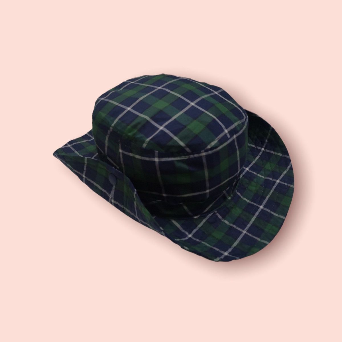 Montbell MONTBELL VINTAGE PLAID OUTDOOR BUCKET HAT Size ONE SIZE - 3 Thumbnail