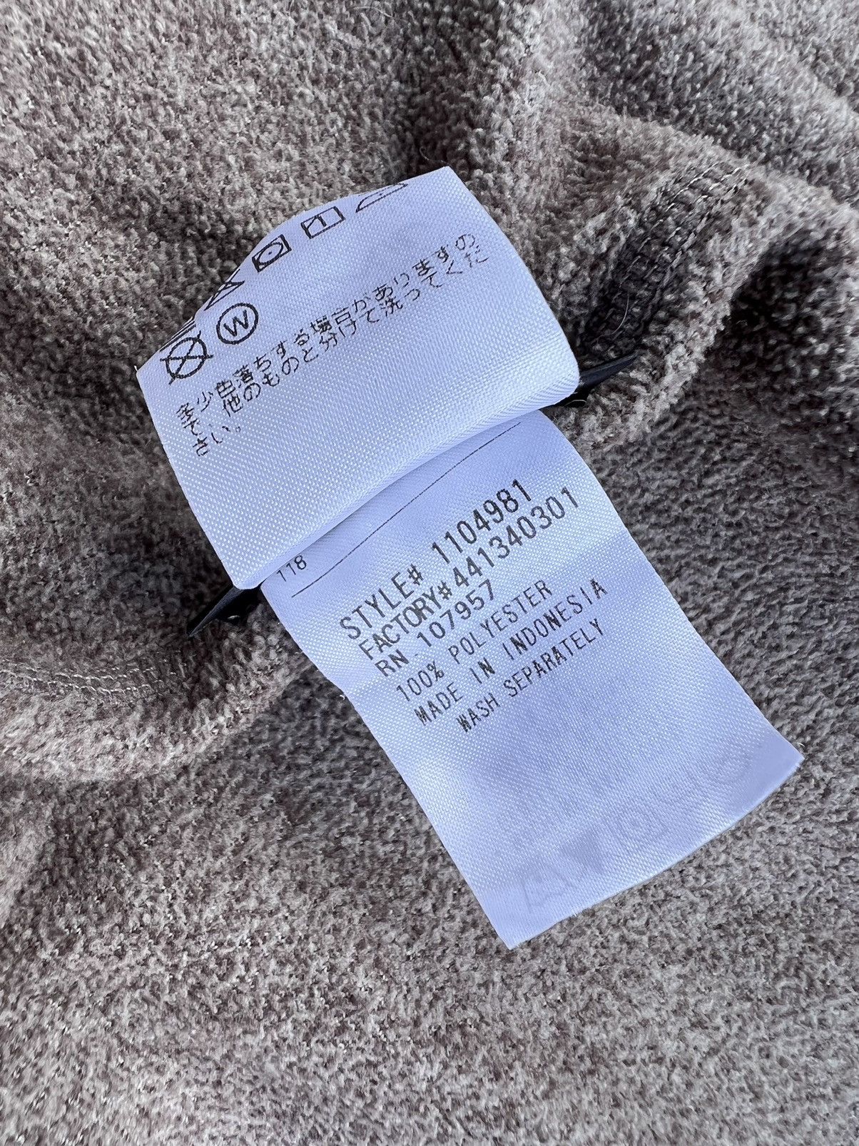 Montbell MONTBELL CRAMEECE LIGHT MICROFLEECE JACKET Size US L / EU 52-54 / 3 - 14 Thumbnail