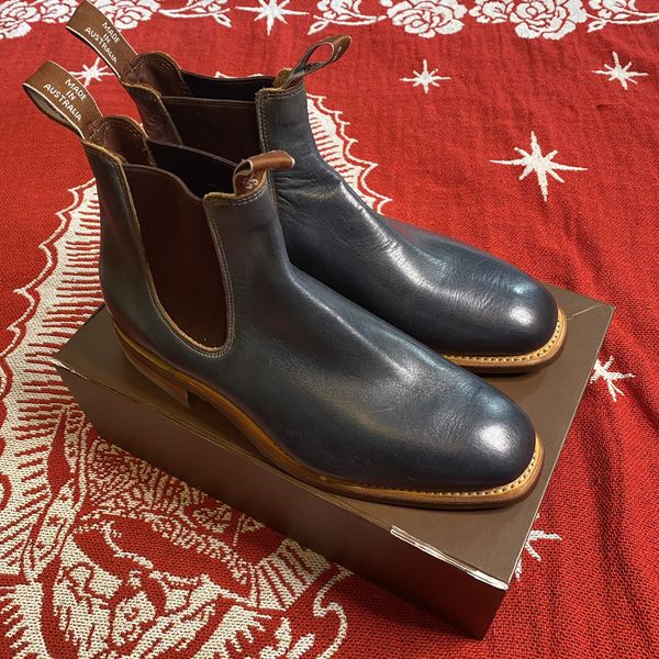 RM WILLIAMS CHINCHILLA Dark Teal Burnished Boots AU 9 NEW IN BOX $529.00 -  PicClick AU