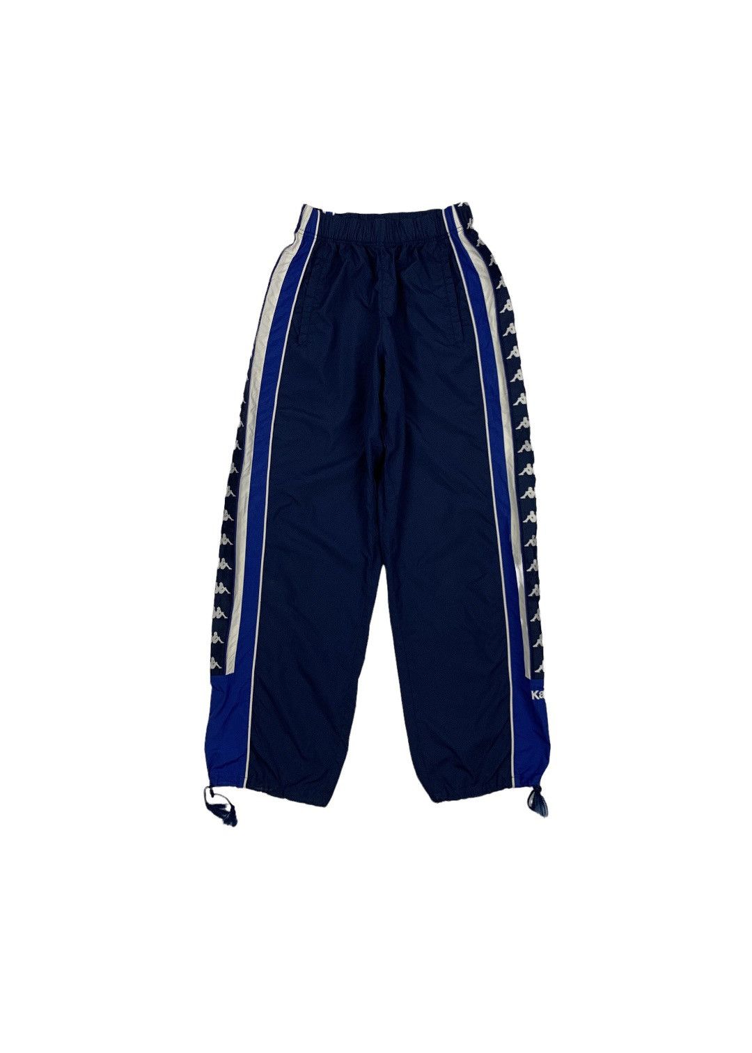 Kappa × Vintage Vintage Kappa Side Tape Stretchable Track Pants Size US 26 / EU 42 - 1 Thumbnail