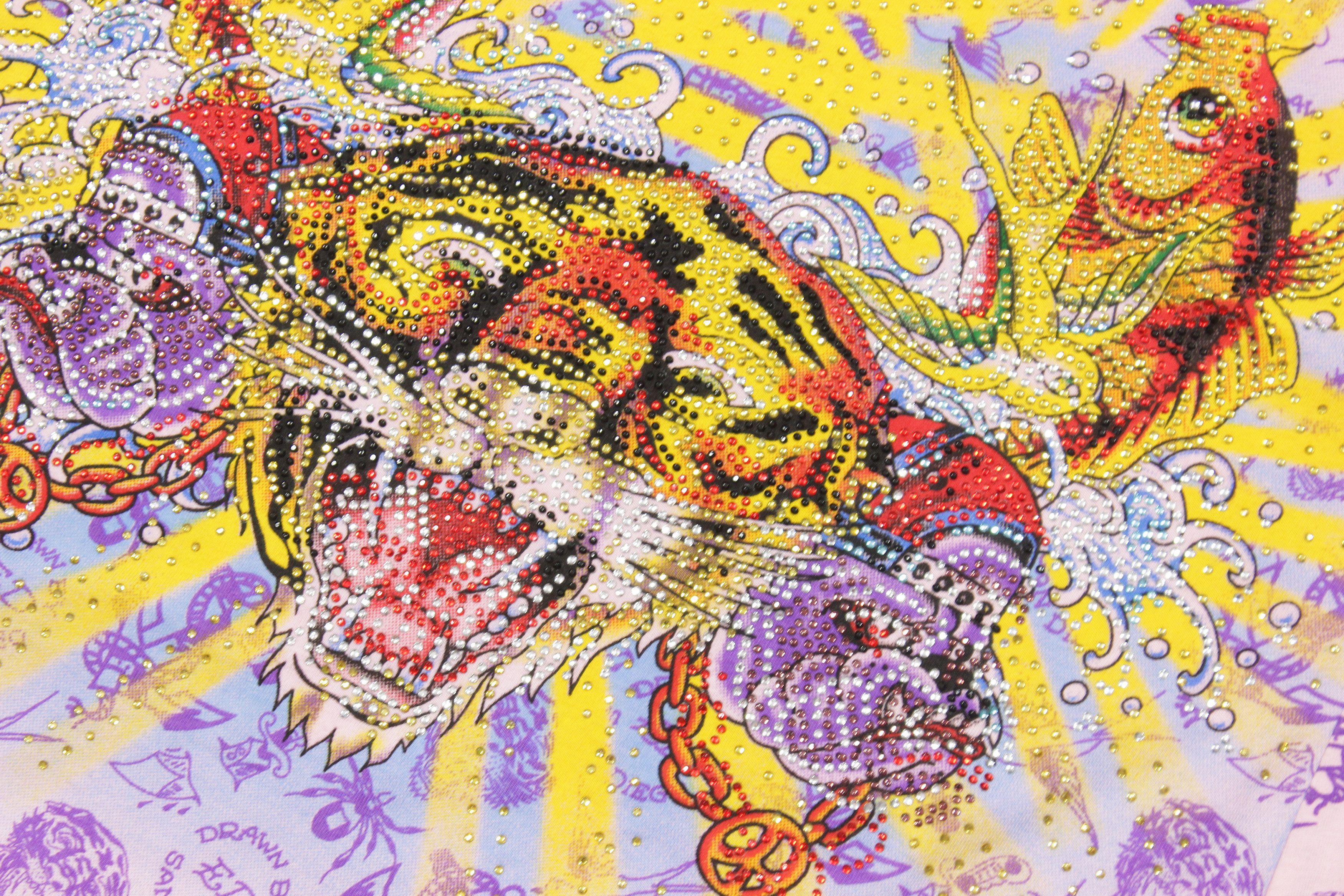 Christian Audigier 00S Tiger Logo Payets Tattoo T-Shirt Vintage Size M / US 6-8 / IT 42-44 - 3 Thumbnail