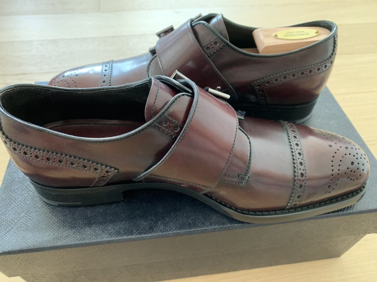 Prada Prada Double Monk Strap Leather Shoes Size US 7 / EU 40 - 3 Thumbnail
