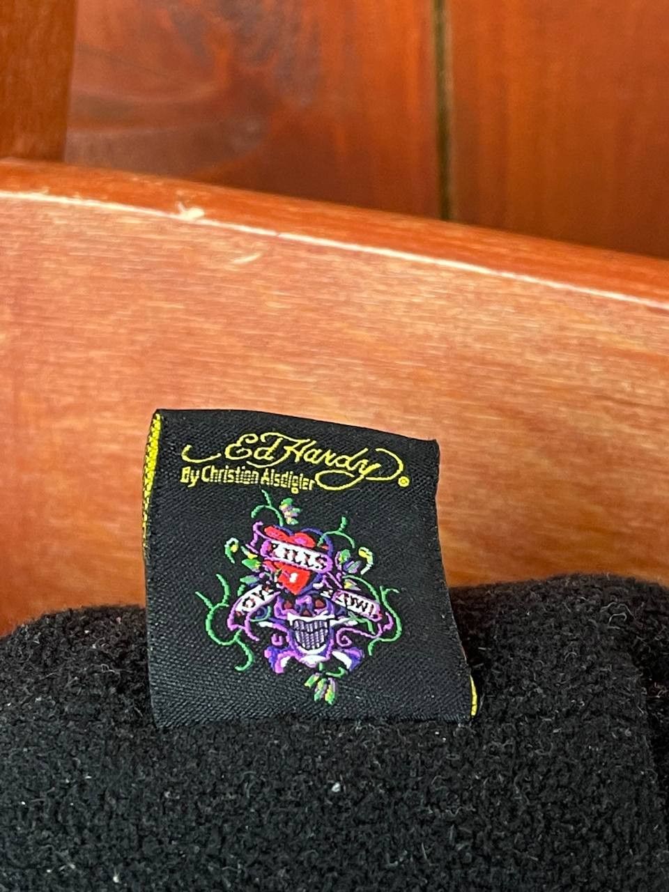 Christian Audigier × Designer × Ed Hardy Ed Hardy by Christian Audigier pillow blanket black Size ONE SIZE - 5 Thumbnail