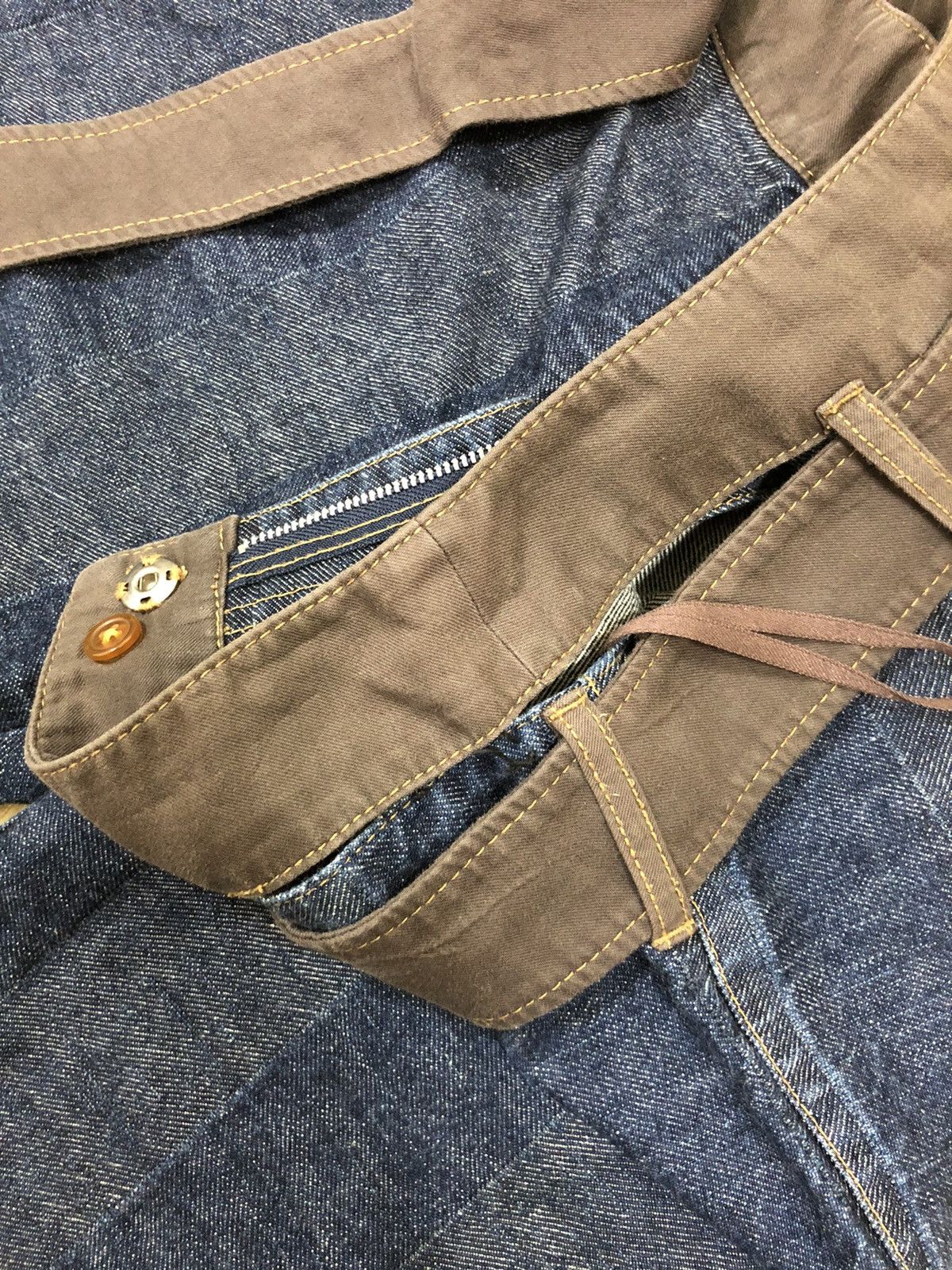 Vivienne Westwood GRAIL🔥90s Vivienne Westwood Unstructured Waist Belted Denim Size 29" - 8 Thumbnail