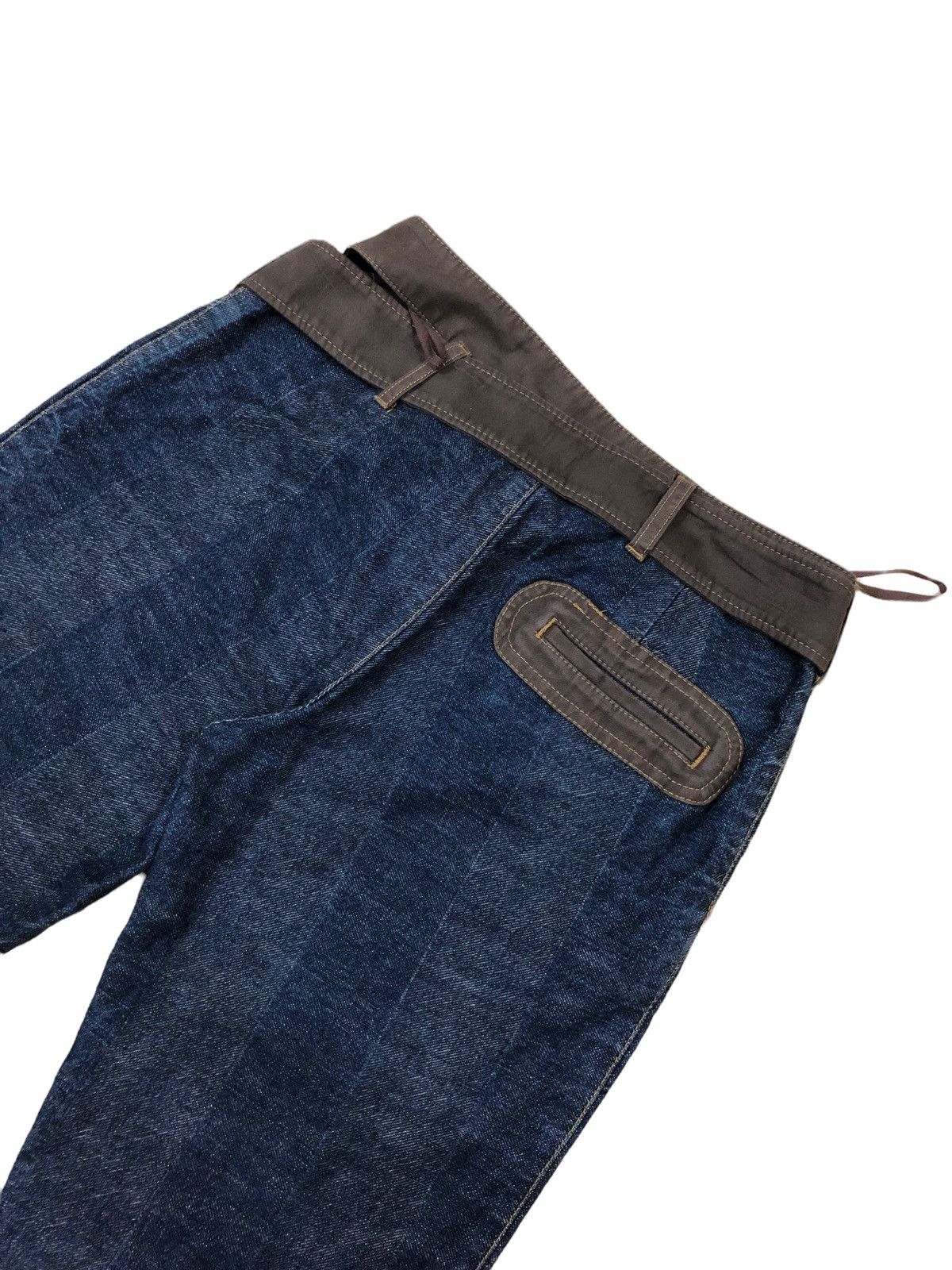 Vivienne Westwood GRAIL🔥90s Vivienne Westwood Unstructured Waist Belted Denim Size 29" - 6 Thumbnail
