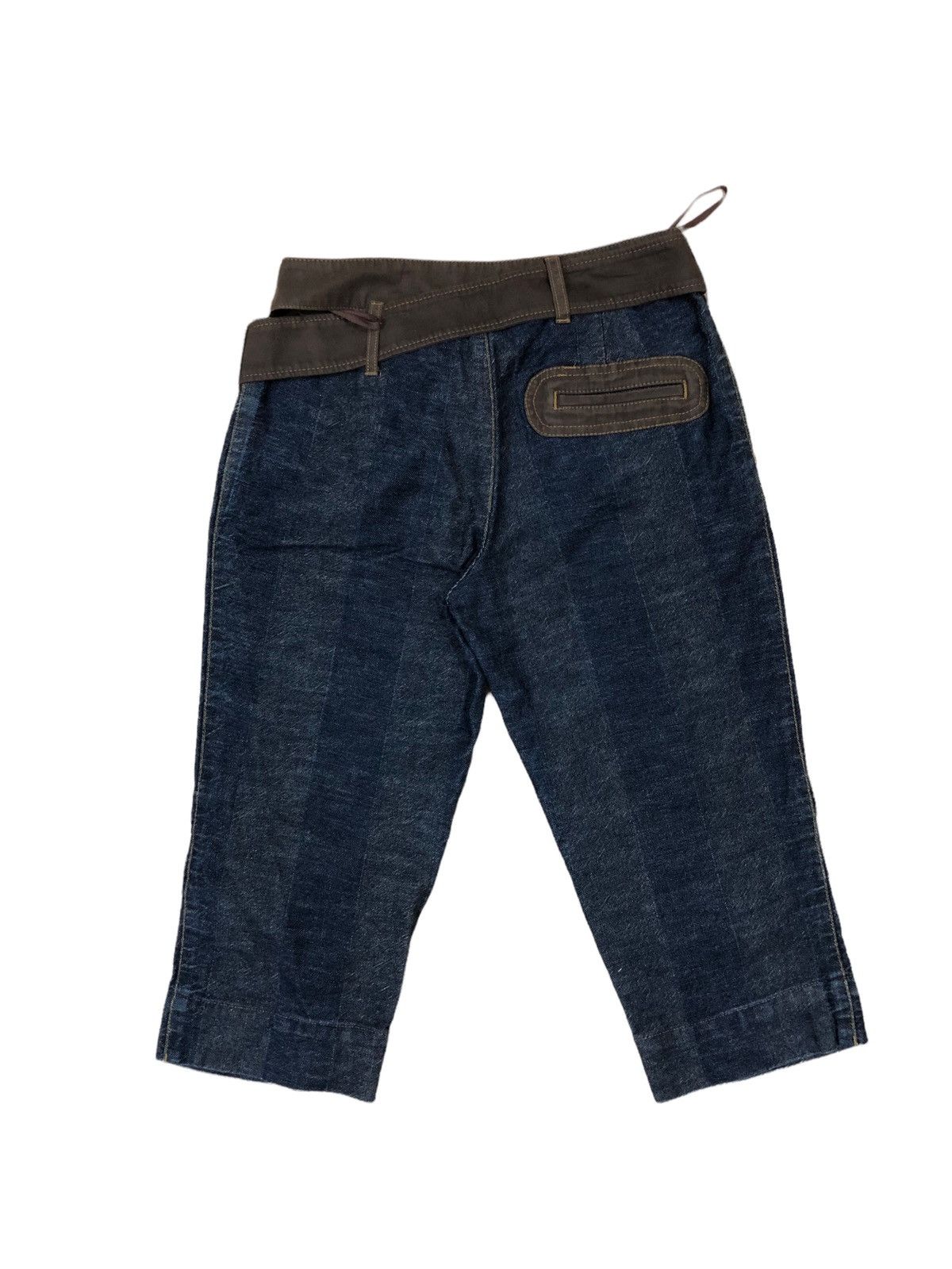 Vivienne Westwood GRAIL🔥90s Vivienne Westwood Unstructured Waist Belted Denim Size 29" - 5 Thumbnail