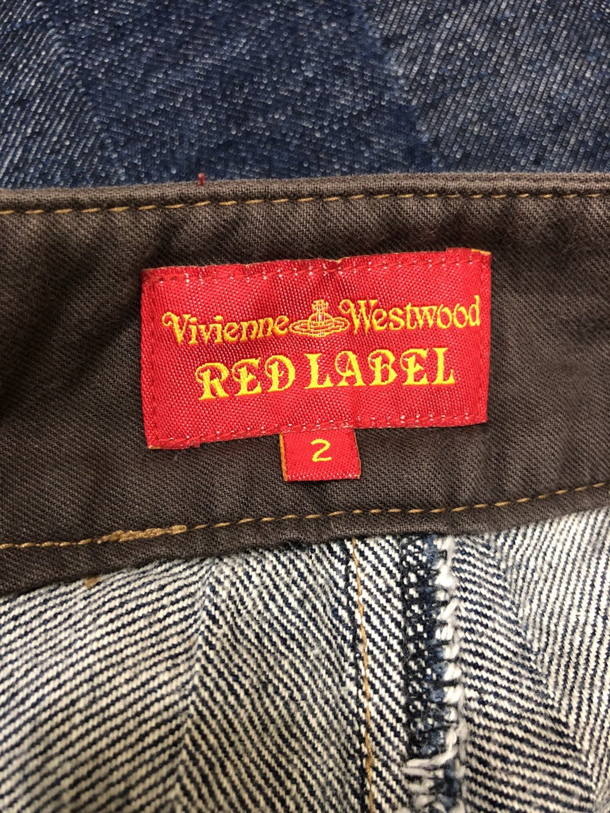 Vivienne Westwood GRAIL🔥90s Vivienne Westwood Unstructured Waist Belted Denim Size 29" - 9 Thumbnail