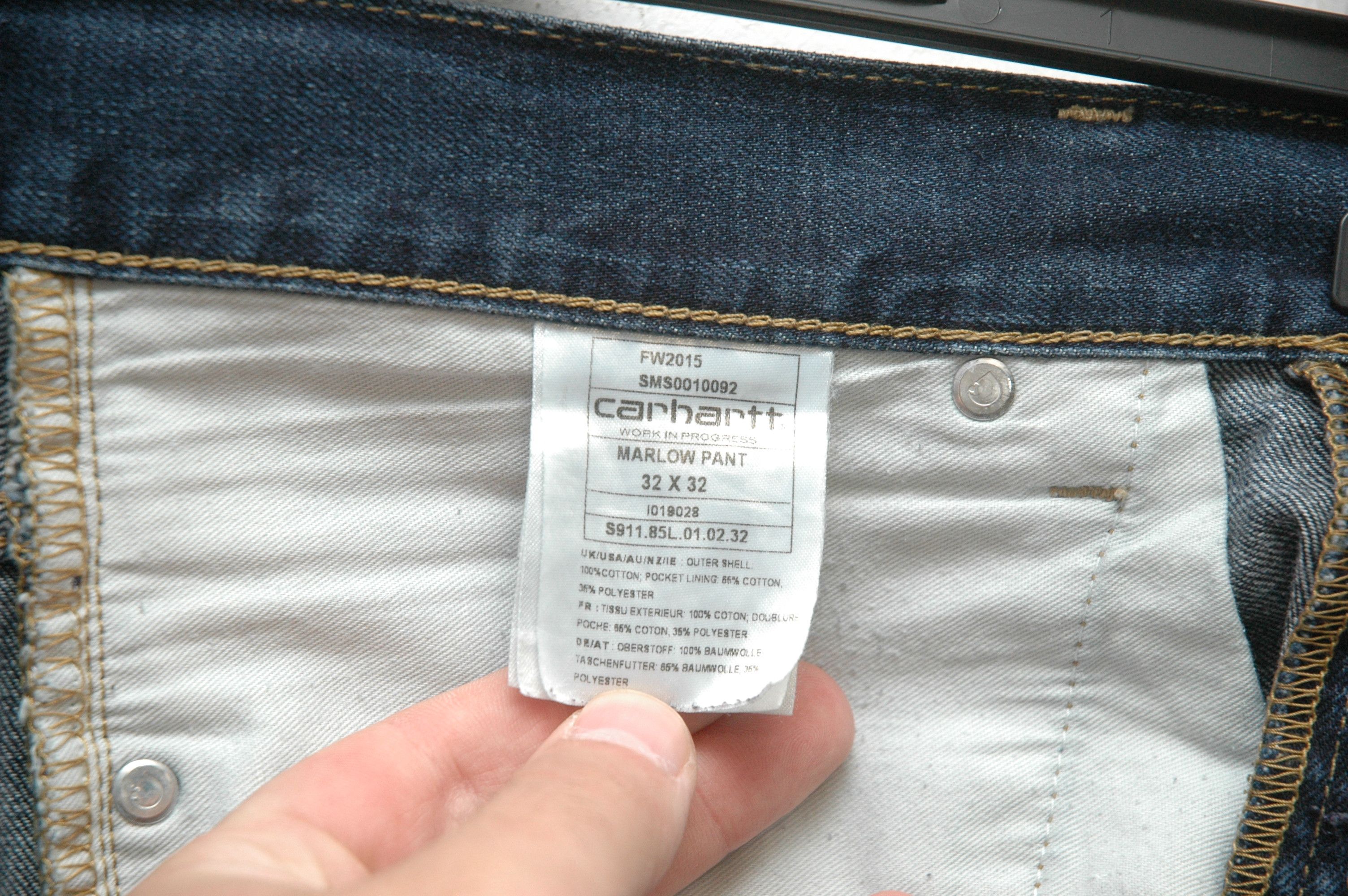 Carhartt Carhartt WIP Marlow Pant Jeans Size US 32 / EU 48 - 7 Thumbnail