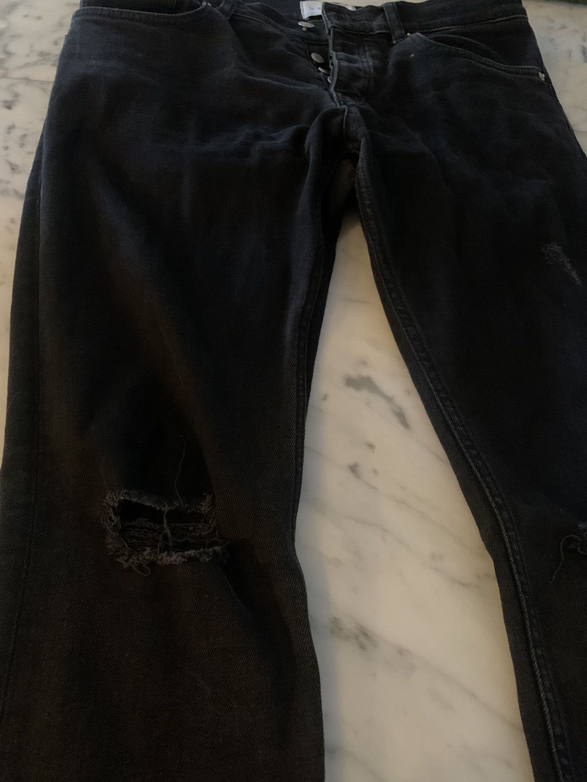 Sandro skinny jeans black denim 32X32