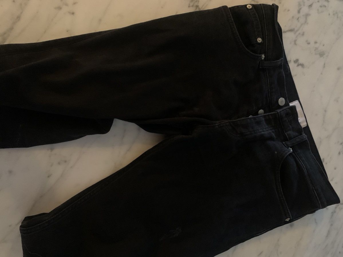 Sandro skinny jeans black denim 32X32