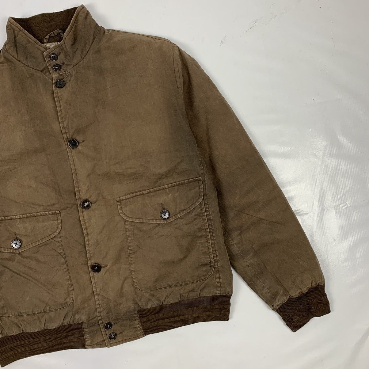 Henry Cotton's Vintage Henry Cottons Bomber Jacket Style Size US L / EU 52-54 / 3 - 3 Thumbnail