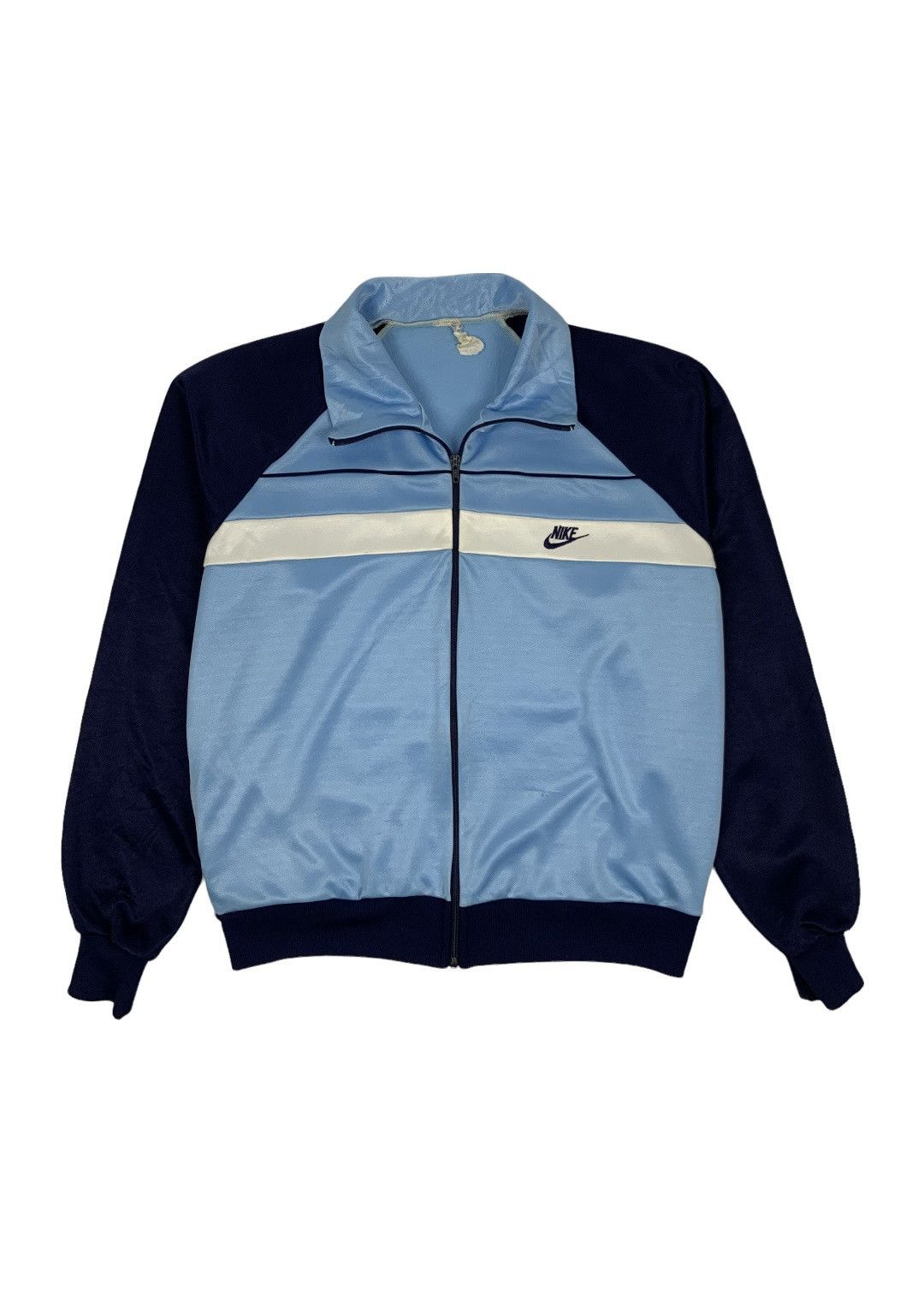 Nike Vintage 80s Nike Zipper Trainer Jacket Size US XL / EU 56 / 4 - 1 Thumbnail