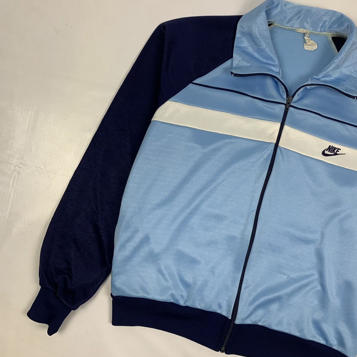 Nike Vintage 80s Nike Zipper Trainer Jacket Size US XL / EU 56 / 4 - 2 Thumbnail