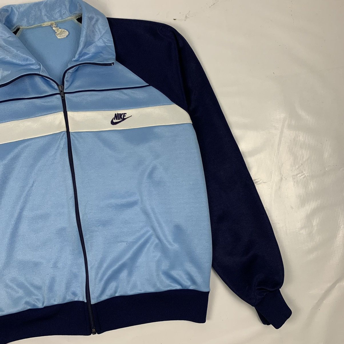 Nike Vintage 80s Nike Zipper Trainer Jacket Size US XL / EU 56 / 4 - 3 Thumbnail