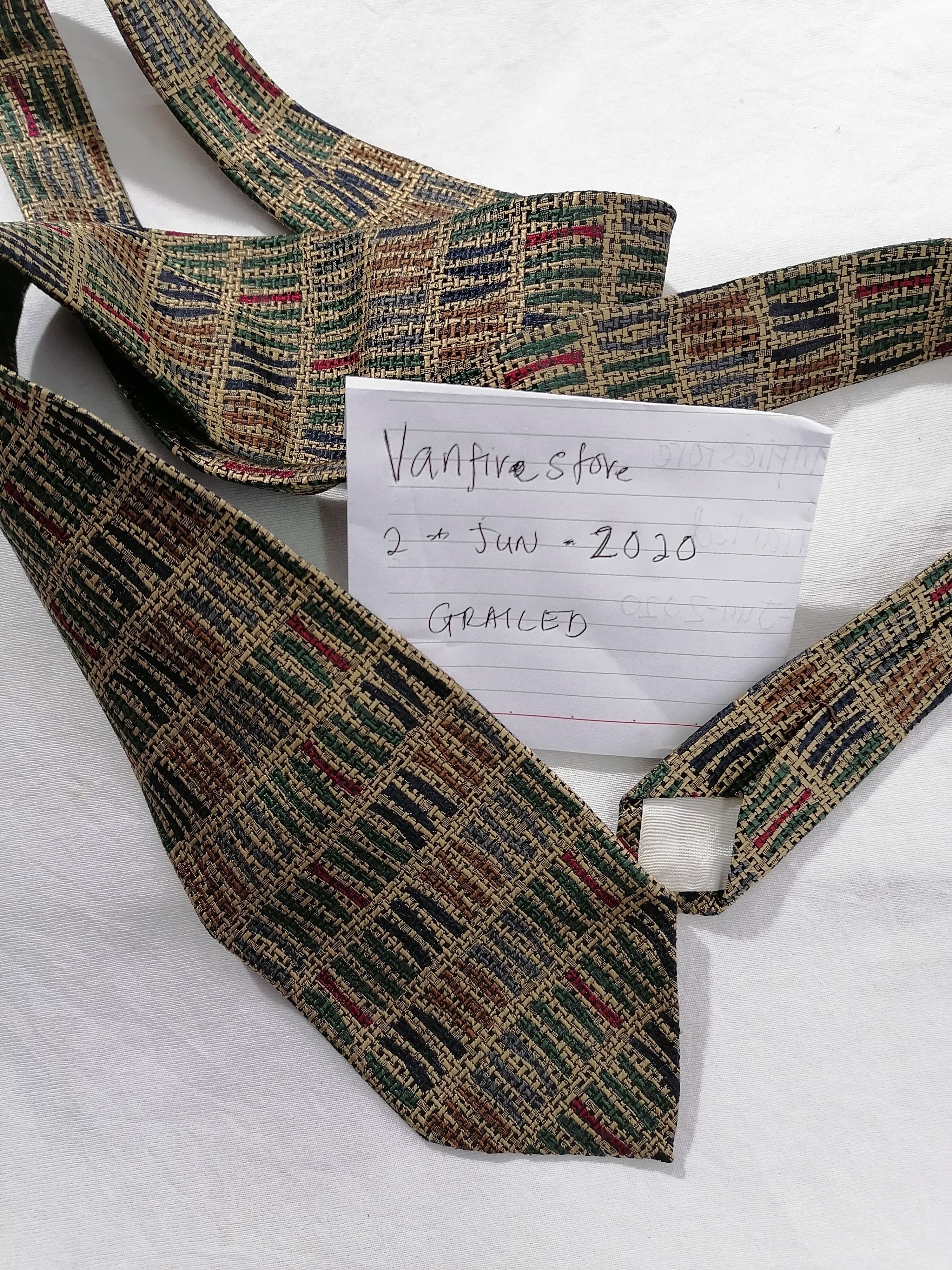 Japanese Brand Kyoko Miyuki Necktie Size ONE SIZE - 6 Thumbnail
