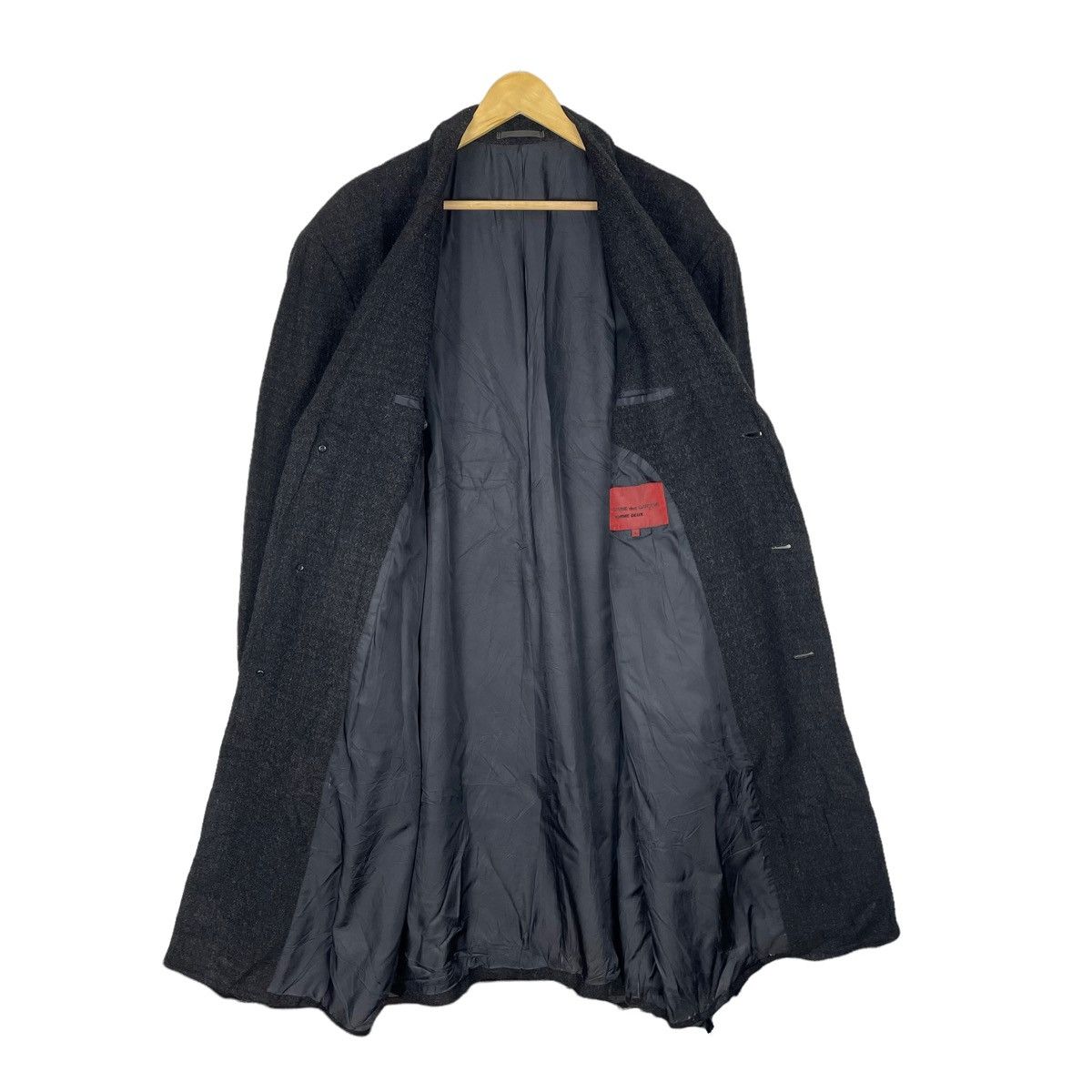 Comme des Garcons × Comme des Garcons Homme Deux × Rei Kawakubo 🔥80s CDG HOMME DUEX AW1988 LONG JACKET Size US S / EU 44-46 / 1 - 7 Thumbnail