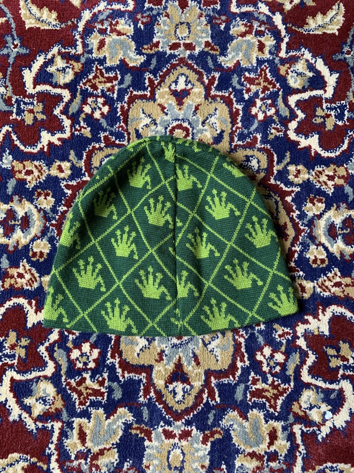 Stussy 00s Stussy Crown Monogram beanie Size ONE SIZE - 2 Thumbnail