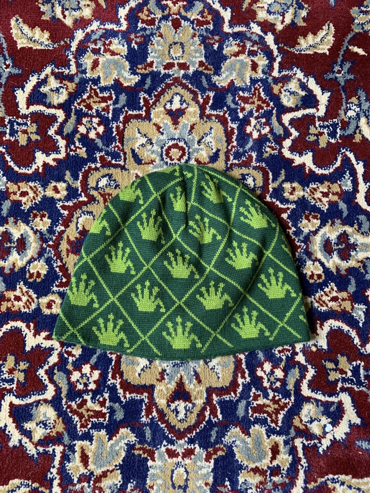 Stussy 00s Stussy Crown Monogram beanie Size ONE SIZE - 1 Thumbnail
