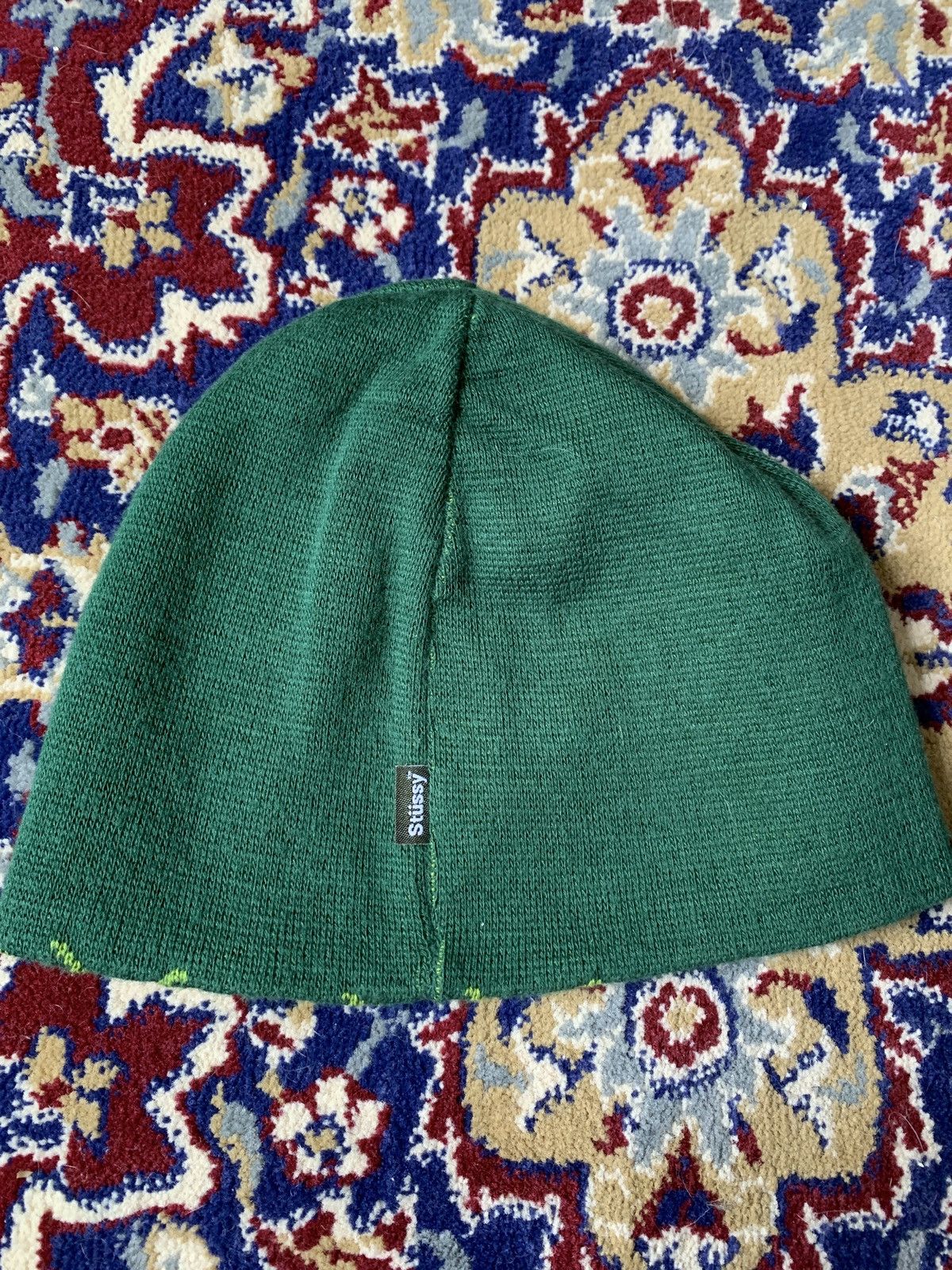 Stussy 00s Stussy Crown Monogram beanie Size ONE SIZE - 3 Thumbnail