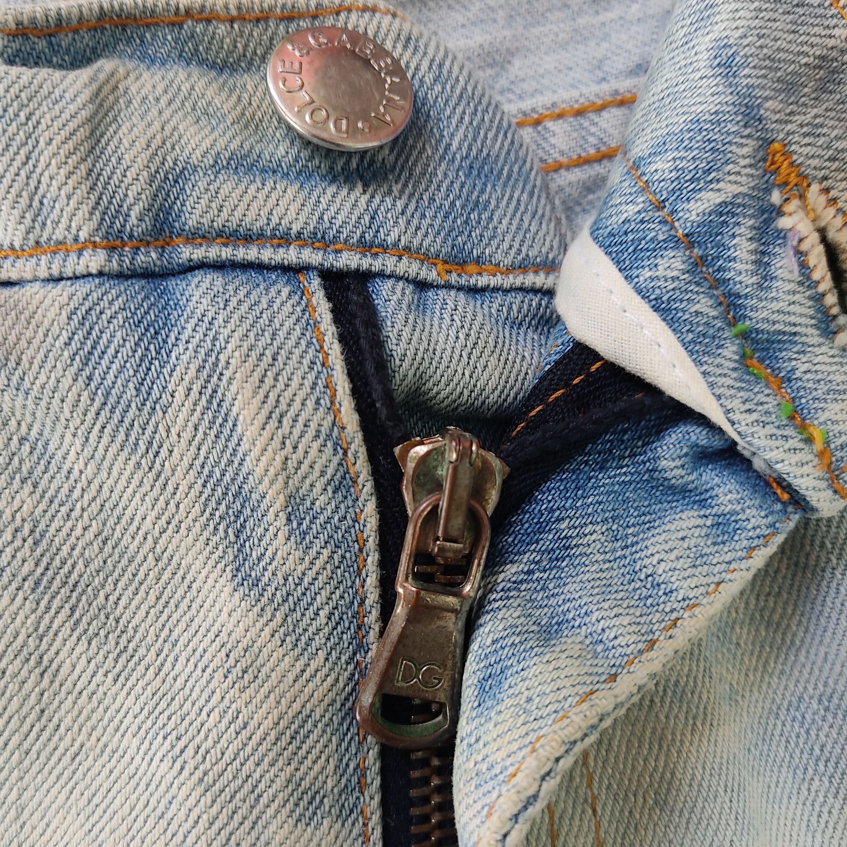 Dolce & Gabbana Dolce & Gabbana Paint Splash Distressed Jeans Size US 30 / EU 46 - 7 Thumbnail