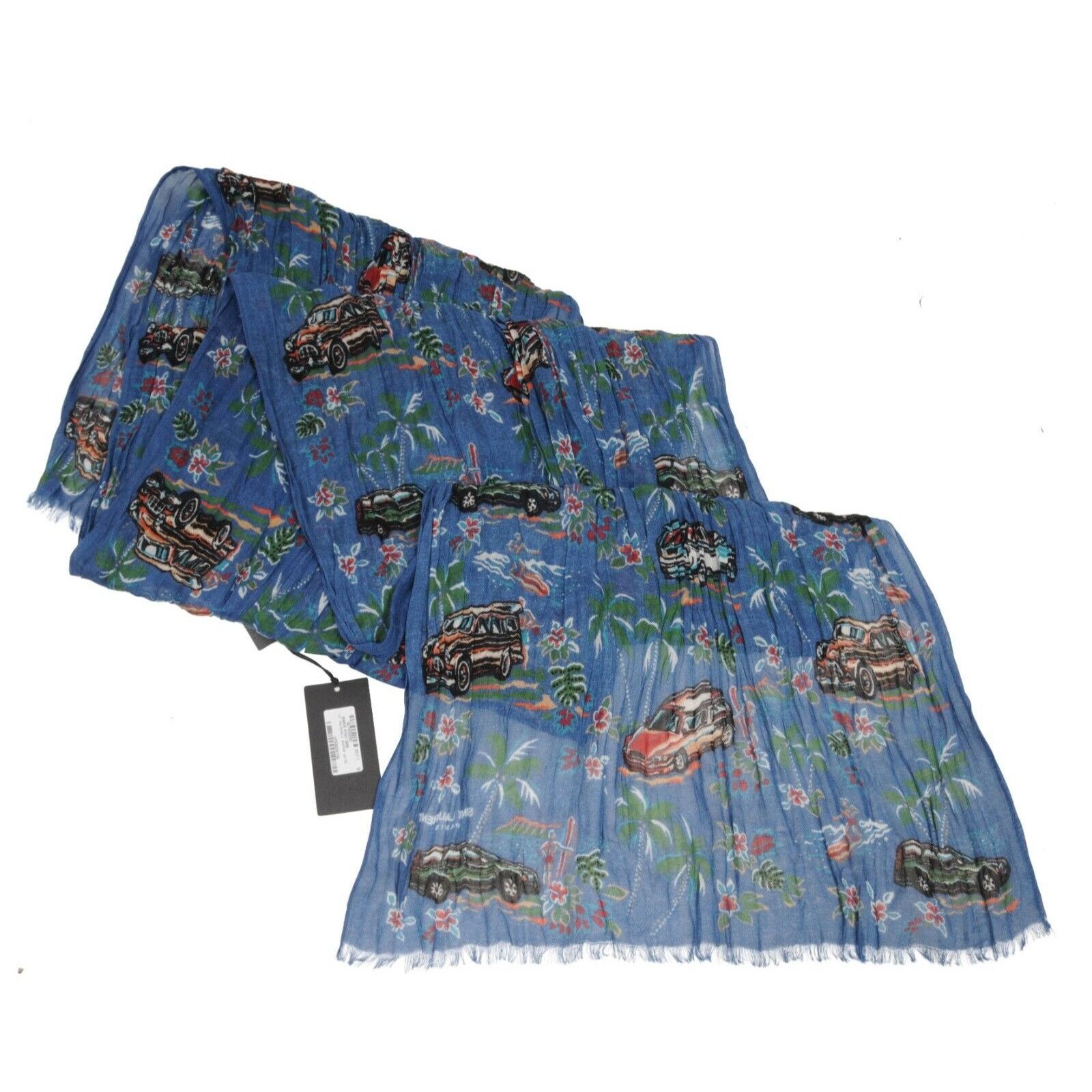 Saint Laurent Paris SS16 Surf Palmeraie Hawaiian Print Scarf - 01089 Size ONE SIZE - 2 Thumbnail