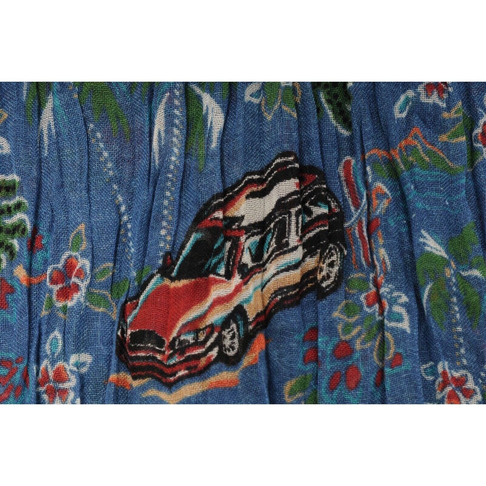 Saint Laurent Paris SS16 Surf Palmeraie Hawaiian Print Scarf - 01089 Size ONE SIZE - 3 Thumbnail