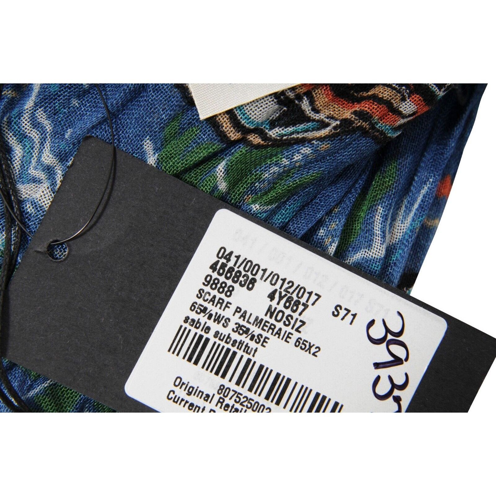 Saint Laurent Paris SS16 Surf Palmeraie Hawaiian Print Scarf - 01089 Size ONE SIZE - 8 Thumbnail