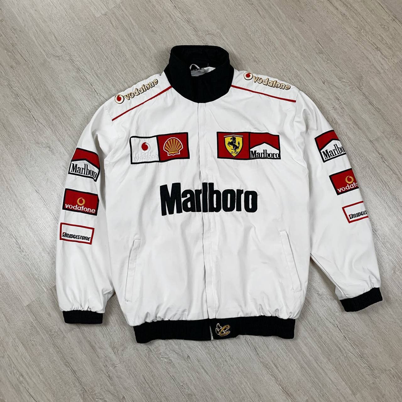 Vintage Marlboro Ferrari Shell Racing Jacket