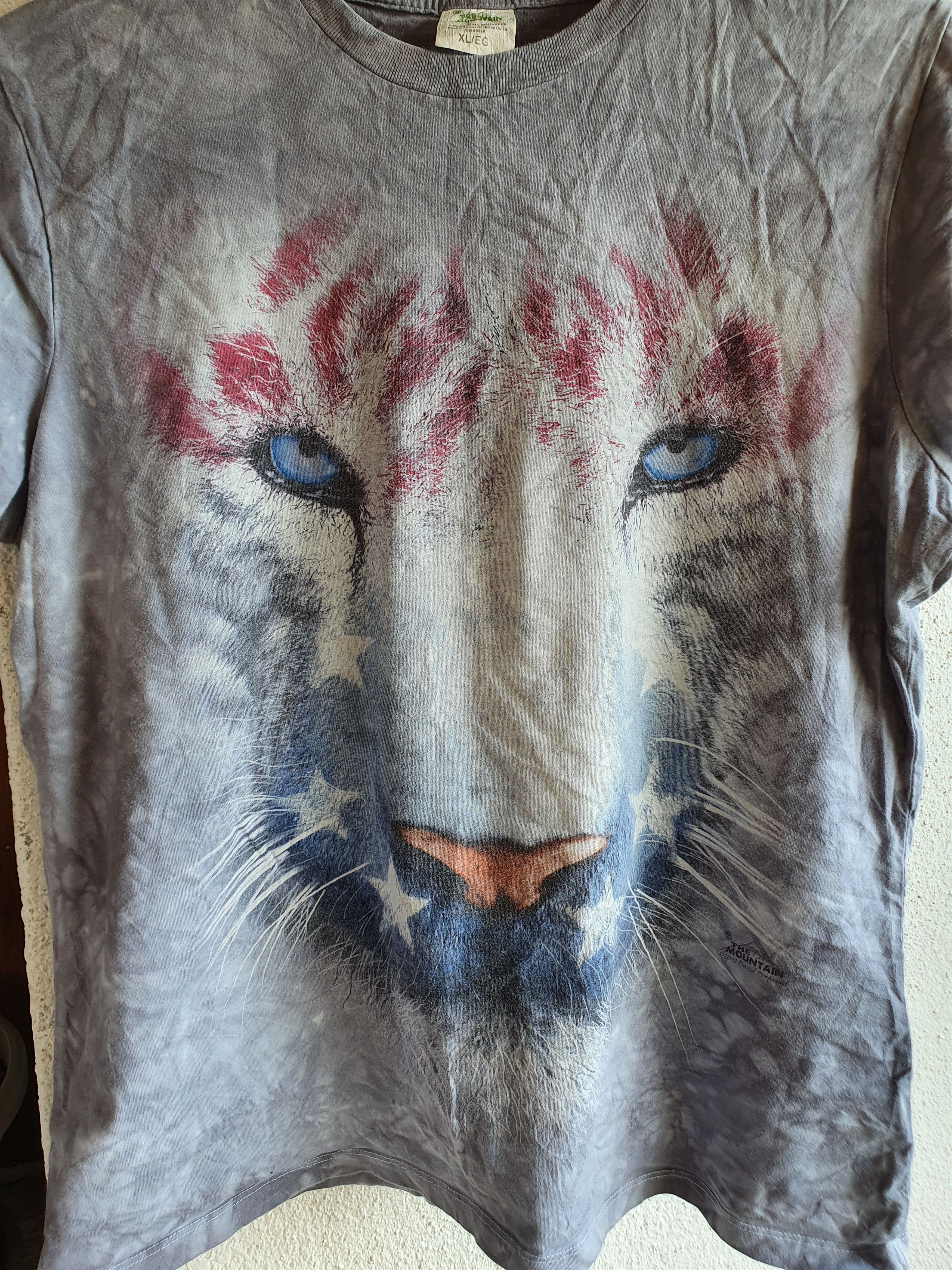 The Mountain The Mountain 2012 David Penfound white tiger tee,sz L? Size US L / EU 52-54 / 3 - 8 Thumbnail