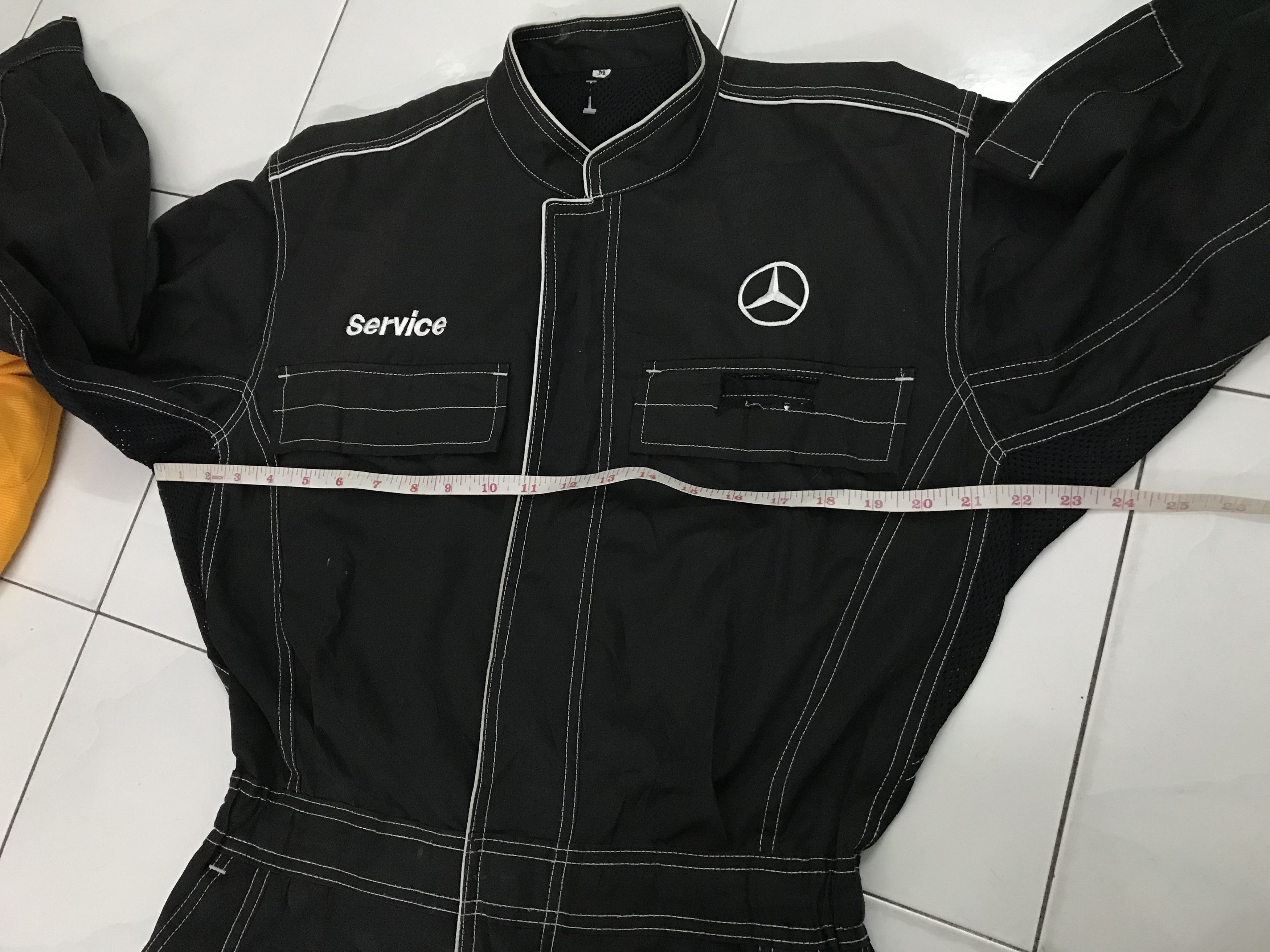 Vintage Mercedes Benz Distressed Overalls Coveralls Size US 31 - 6 Thumbnail