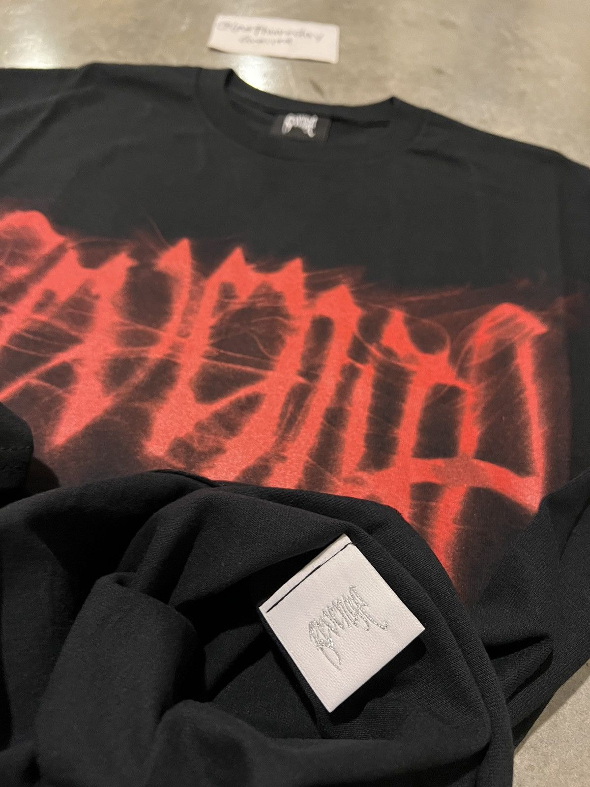 Revenge Revenge Smoke Tee Black/Red XL *EMAIL EXCLUSIVE* Size US XL / EU 56 / 4 - 6 Thumbnail