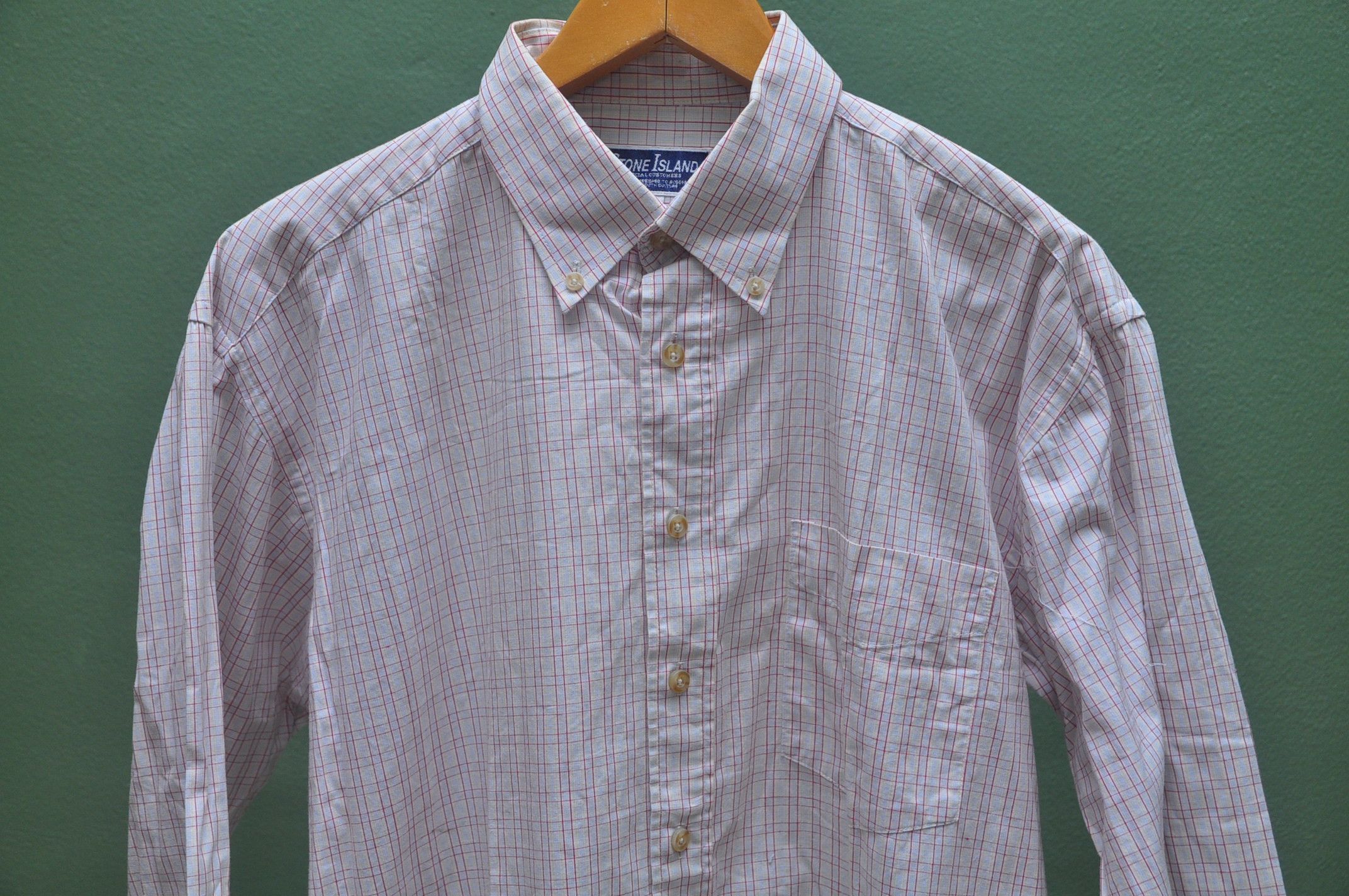 Designer × Japanese Brand × Stone Island Stone Island Button Up Shirt Size US L / EU 52-54 / 3 - 2 Thumbnail