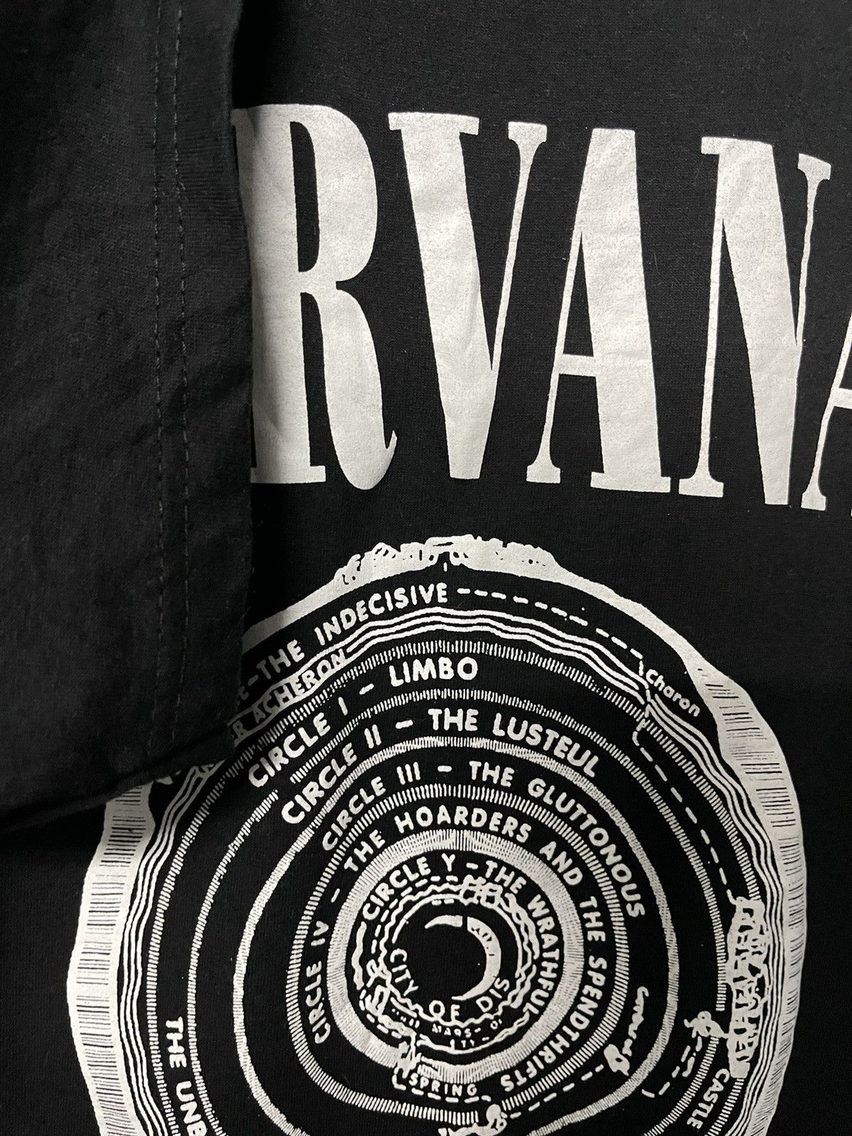 Band Tees × Vintage Vintage Nirvana Indecisive Bootleg By Against Tees Size US L / EU 52-54 / 3 - 4 Thumbnail