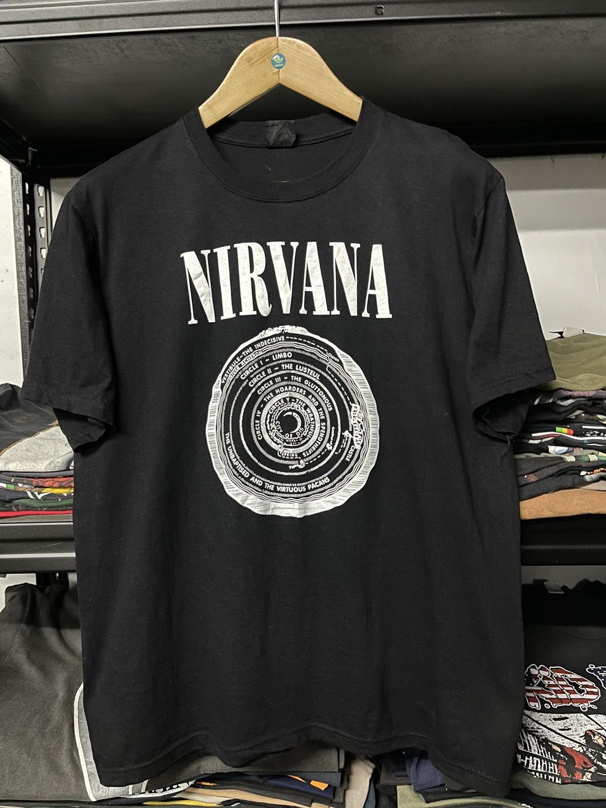 Band Tees × Vintage Vintage Nirvana Indecisive Bootleg By Against Tees Size US L / EU 52-54 / 3 - 1 Thumbnail