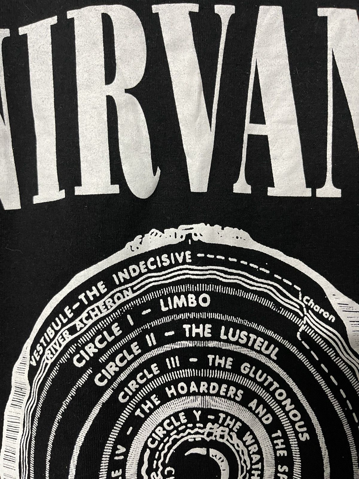 Band Tees × Vintage Vintage Nirvana Indecisive Bootleg By Against Tees Size US L / EU 52-54 / 3 - 3 Thumbnail